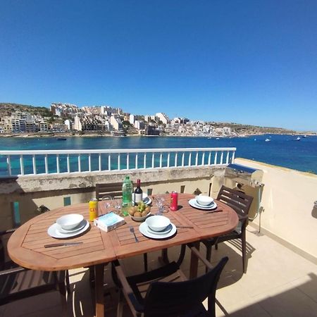 세인트폴스베이 Blue Harbour Seafront Penthouse With Large Terrace With Panoramic Sea Views - By Getawaysmalta 아파트 외부 사진